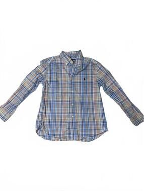 Ralph Lauren Boys Plaid Button-Down Shirt Size 6